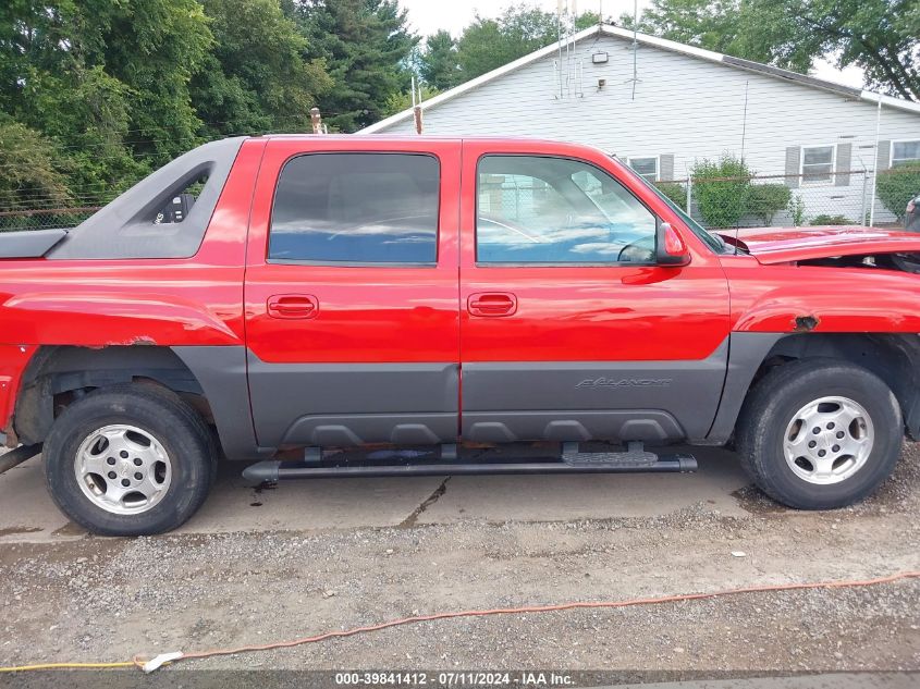 2004 Chevrolet Avalanche 1500 VIN: 3GNEK12T44G109048 Lot: 39841412