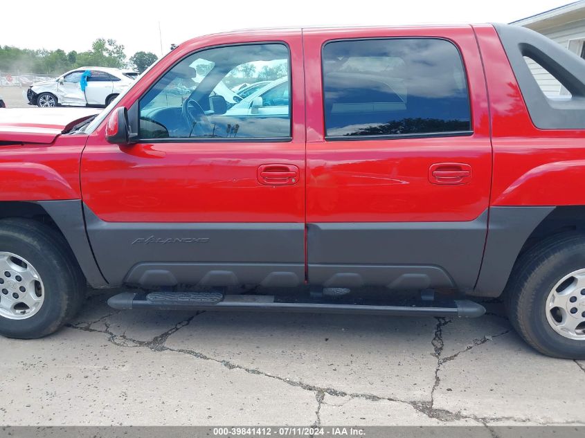 2004 Chevrolet Avalanche 1500 VIN: 3GNEK12T44G109048 Lot: 39841412