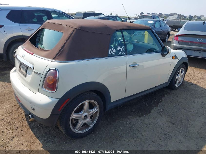 2010 Mini Cooper VIN: WMWMR3C56ATZ19384 Lot: 39841426