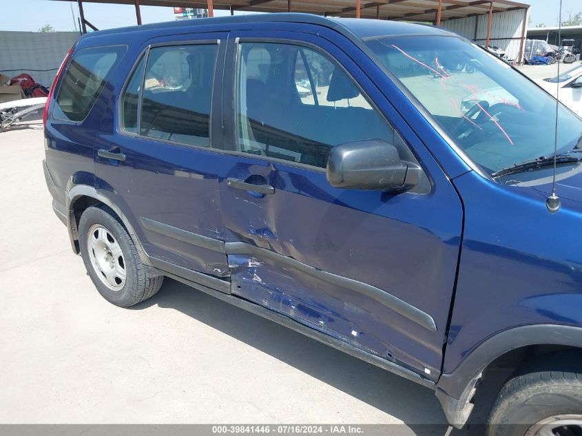 2005 Honda Cr-V Lx VIN: JHLRD68545C012854 Lot: 39841446