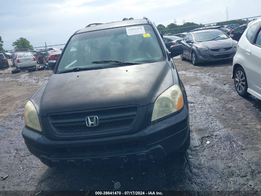 2004 Honda Pilot Ex VIN: 5FNYF18464B000333 Lot: 39841470