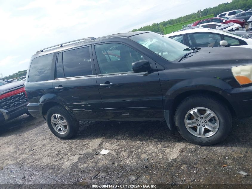 2004 Honda Pilot Ex VIN: 5FNYF18464B000333 Lot: 39841470