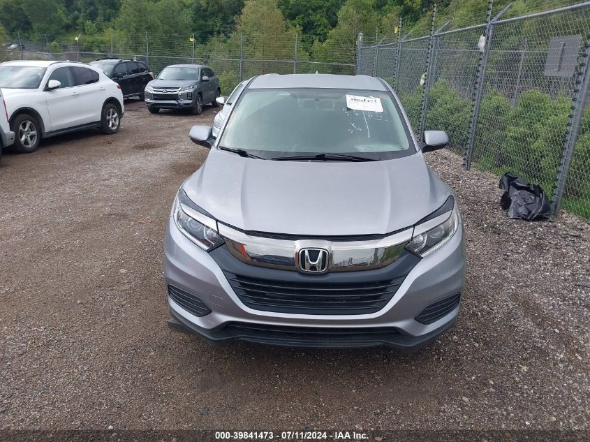 2019 Honda Hr-V Lx VIN: 3CZRU6H39KG731063 Lot: 39841473