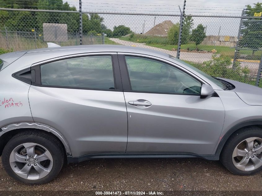 2019 Honda Hr-V Lx VIN: 3CZRU6H39KG731063 Lot: 39841473