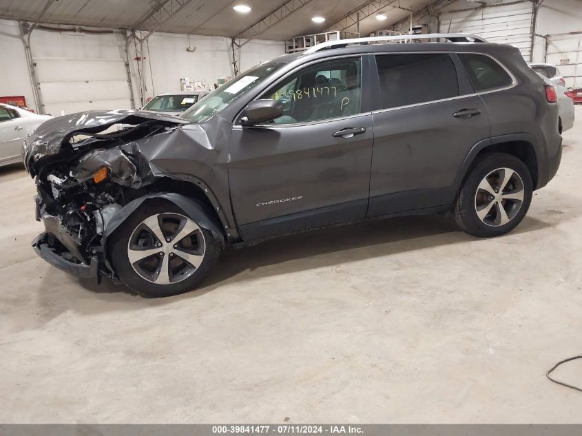2019 Jeep Cherokee Limited 4X4 VIN: 1C4PJMDX3KD365472 Lot: 39841477