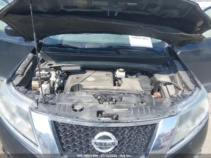 2015 Nissan Pathfinder S/Sv/Sl/Platinum VIN: 5N1AR2MM0FC672503 Lot: 39841484