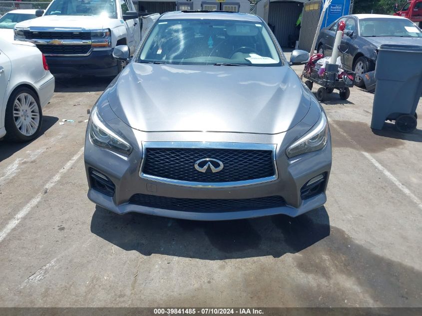 2017 Infiniti Q50 3.0T Red Sport 400 VIN: JN1FV7AR8HM871592 Lot: 39841485