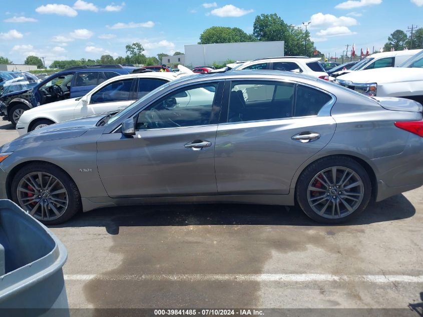 2017 Infiniti Q50 3.0T Red Sport 400 VIN: JN1FV7AR8HM871592 Lot: 39841485