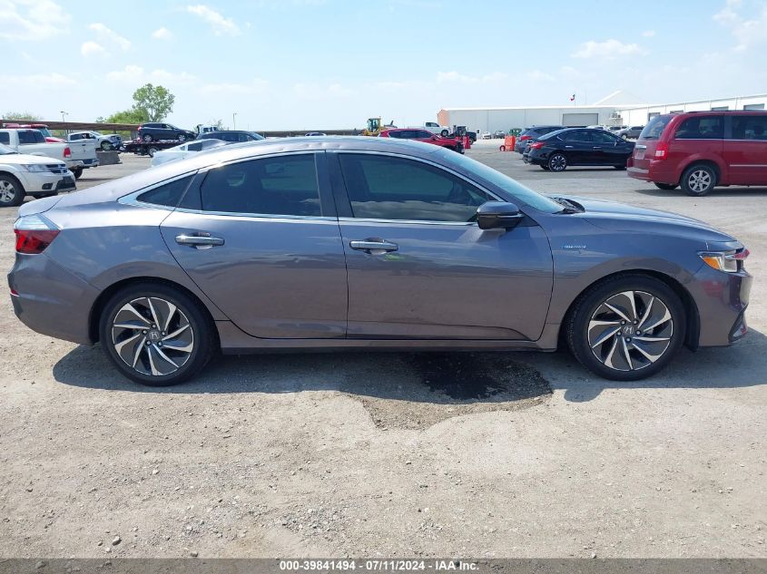 2022 Honda Insight Touring VIN: 19XZE4F95NE017168 Lot: 39841494