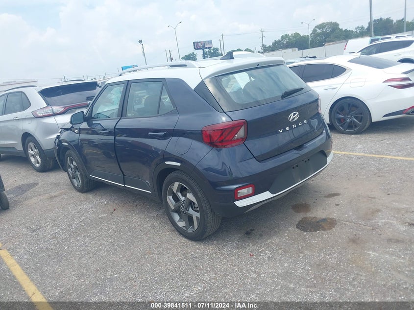 2022 Hyundai Venue Limited VIN: KMHRC8A37NU153184 Lot: 39841511