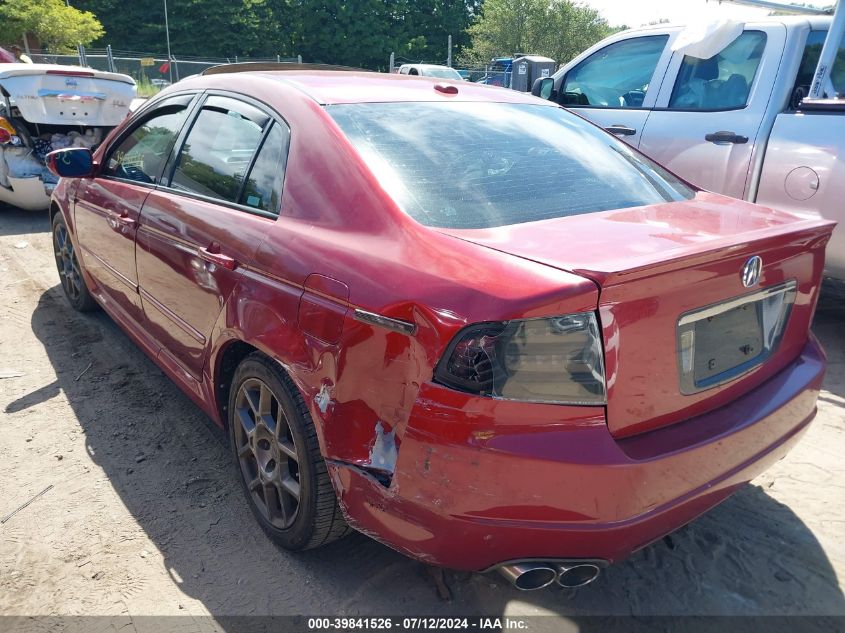 2008 Acura Tl Type S VIN: 19UUA76598A021754 Lot: 39841526