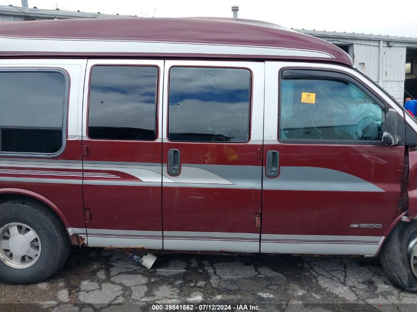 1999 Chevrolet Express VIN: 1GBFG15R4X1001714 Lot: 39841562