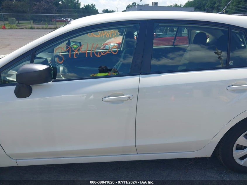 2016 Subaru Impreza 2.0I VIN: JF1GPAA69GH290470 Lot: 39841620