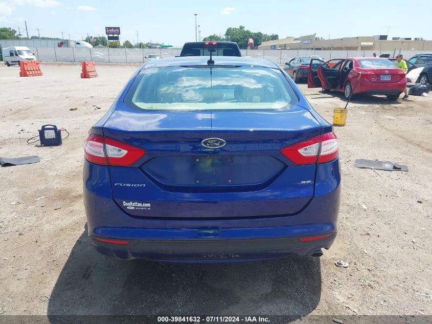 2016 FORD FUSION SE - 3FA6P0H75GR396398