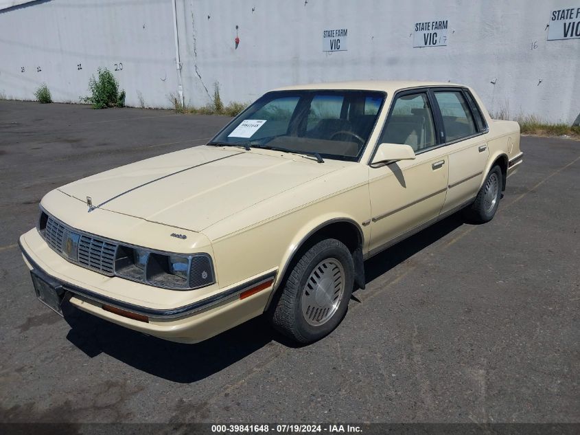 1986 Oldsmobile Cutlass Ciera Brougham VIN: 1G3AM19X4GD330774 Lot: 39841648