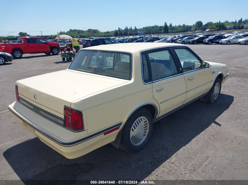 1986 Oldsmobile Cutlass Ciera Brougham VIN: 1G3AM19X4GD330774 Lot: 39841648