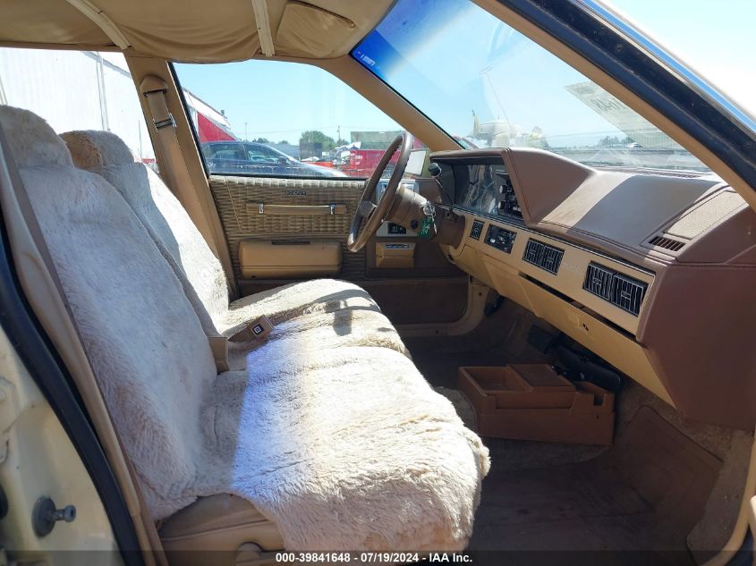 1986 Oldsmobile Cutlass Ciera Brougham VIN: 1G3AM19X4GD330774 Lot: 39841648