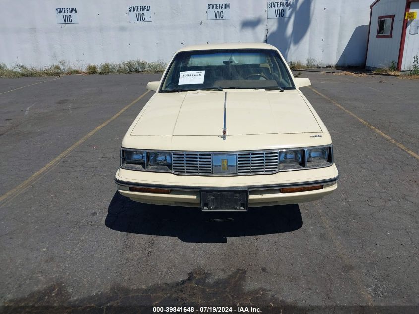 1986 Oldsmobile Cutlass Ciera Brougham VIN: 1G3AM19X4GD330774 Lot: 39841648