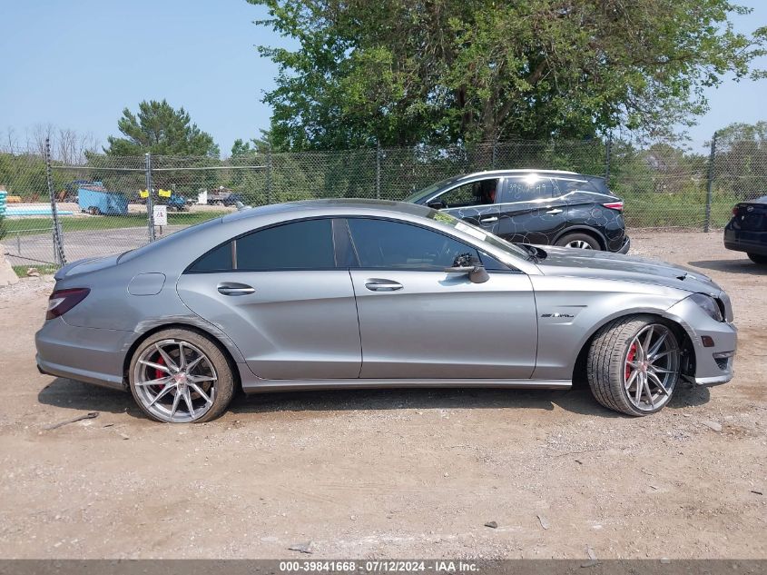 2012 Mercedes-Benz Cls 63 Amg VIN: WDDLJ7EB9CA022337 Lot: 39841668