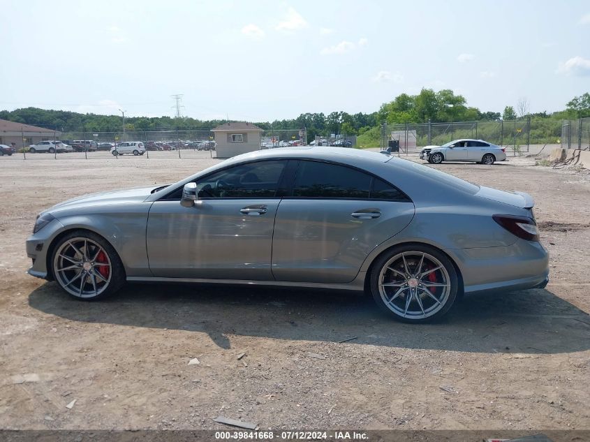 2012 Mercedes-Benz Cls 63 Amg VIN: WDDLJ7EB9CA022337 Lot: 39841668