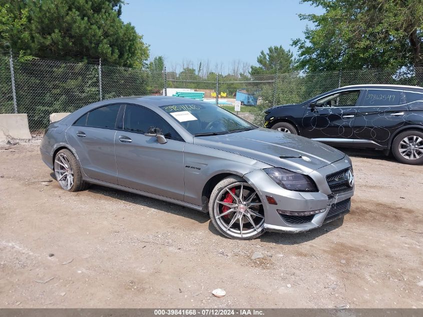 2012 Mercedes-Benz Cls 63 Amg VIN: WDDLJ7EB9CA022337 Lot: 39841668