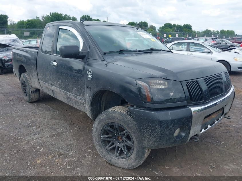 2004 Nissan Titan Xe/Se/Le VIN: 1N6AA06BX4N543839 Lot: 39841670