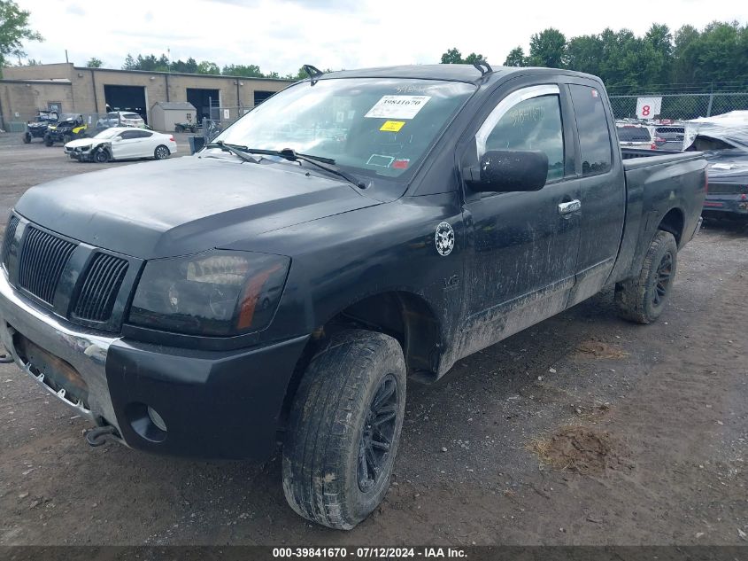 2004 Nissan Titan Xe/Se/Le VIN: 1N6AA06BX4N543839 Lot: 39841670