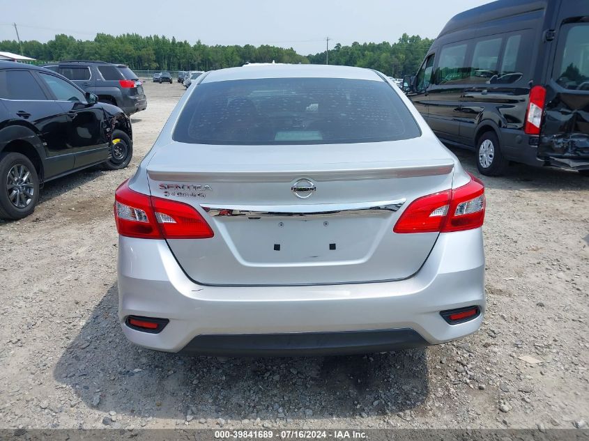 2019 Nissan Sentra S VIN: 3N1AB7AP6KY206356 Lot: 39841689