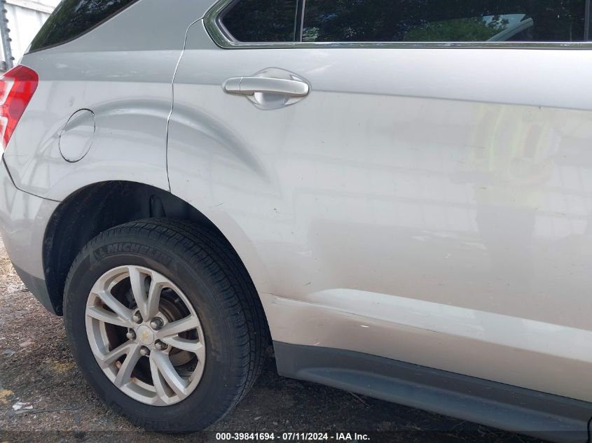 2016 Chevrolet Equinox Lt VIN: 2GNALCEK5G1158525 Lot: 39841694