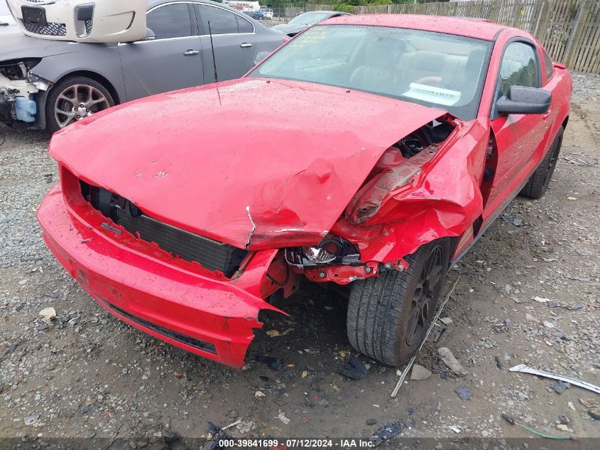 2007 Ford Mustang VIN: 1ZVFT80NX75261030 Lot: 39841699