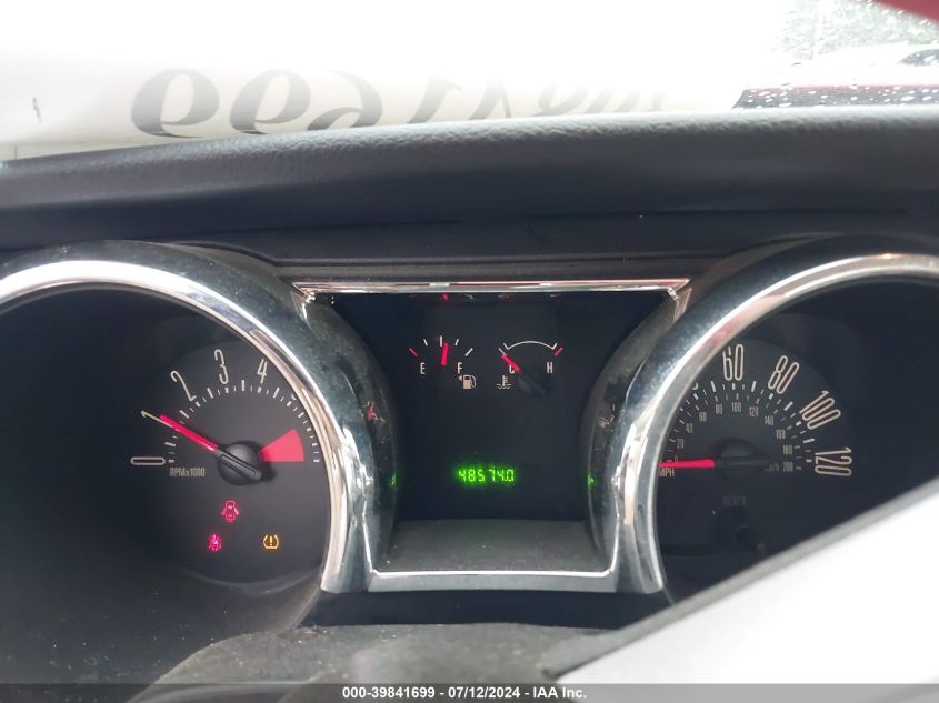 2007 Ford Mustang VIN: 1ZVFT80NX75261030 Lot: 39841699