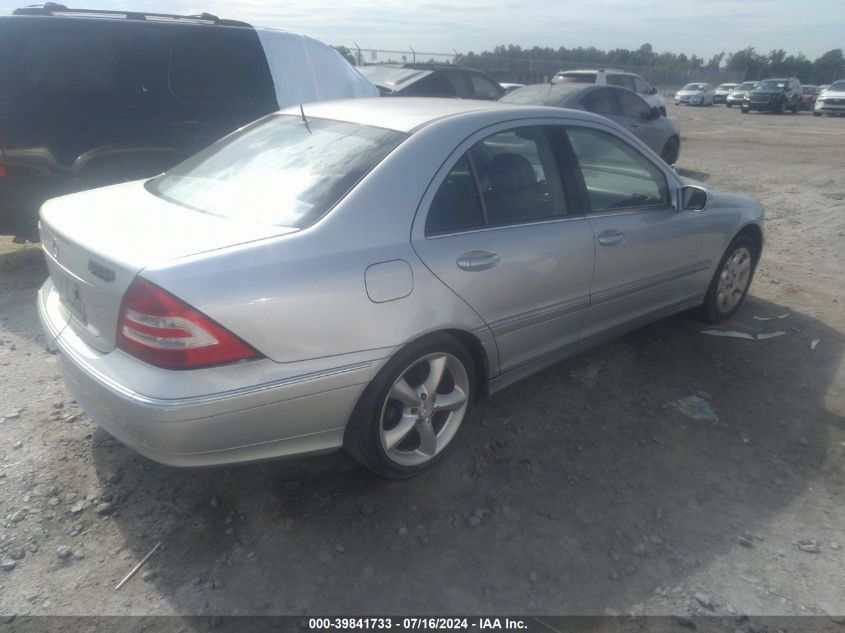 WDBRF64J75F588798 | 2005 MERCEDES-BENZ C 320