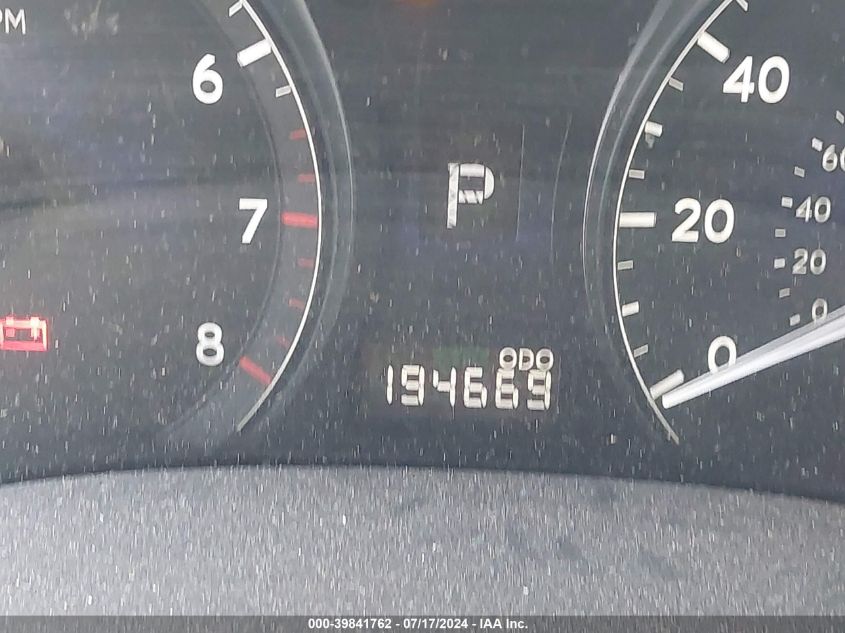 2010 Lexus Rx 350 VIN: 2T2ZK1BA5AC007042 Lot: 39841762