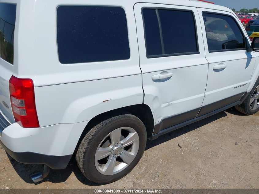 2016 JEEP PATRIOT LATITUDE - 1C4NJPFA0GD502974