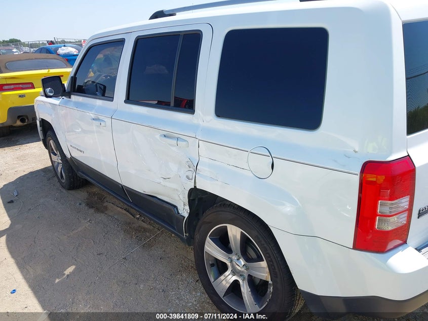 2016 JEEP PATRIOT LATITUDE - 1C4NJPFA0GD502974