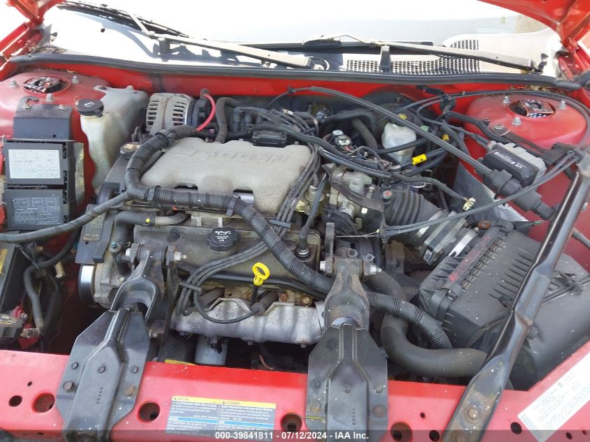 2004 Chevrolet Monte Carlo Ls VIN: 2G1WW12E849344493 Lot: 39841811