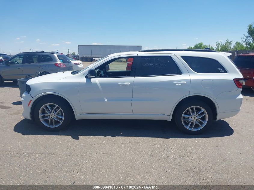 2024 Dodge Durango Gt Plus Awd VIN: 1C4RDJDG7RC161708 Lot: 39841813