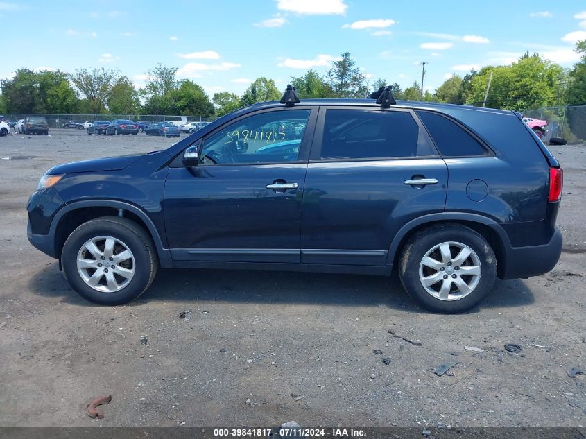 2012 Kia Sorento Lx VIN: 5XYKT4A13CG239135 Lot: 39841817