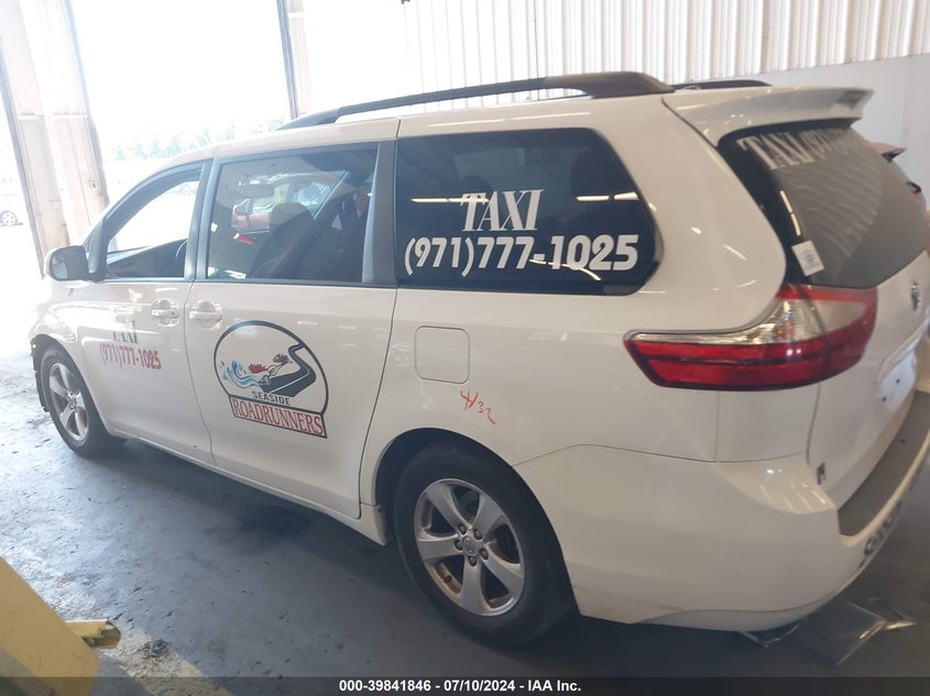 2015 Toyota Sienna Le 8 Passenger VIN: 5TDKK3DC4FS568783 Lot: 39841846
