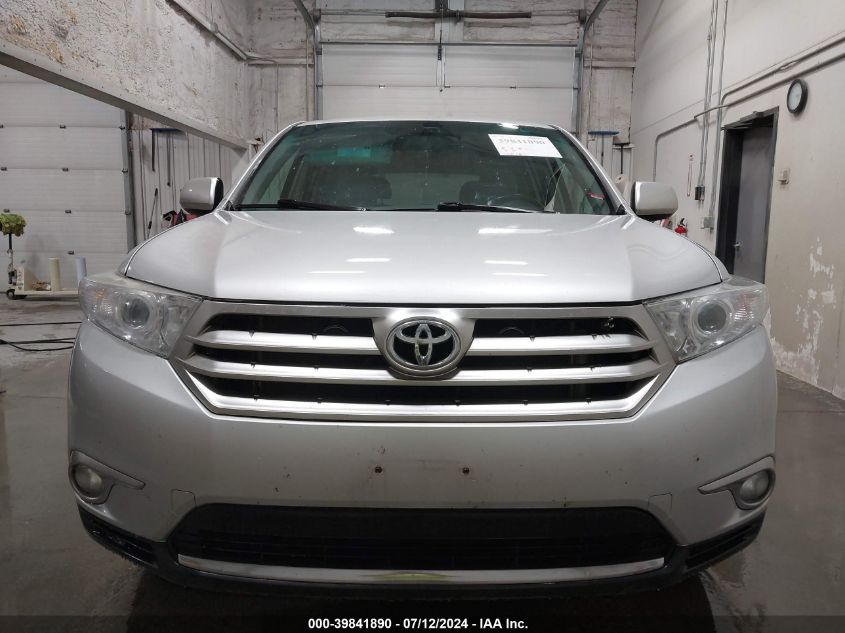 2012 Toyota Highlander Base V6 VIN: 5TDBK3EH7CS174703 Lot: 39841890