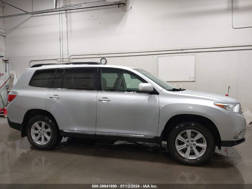 2012 Toyota Highlander Base V6 VIN: 5TDBK3EH7CS174703 Lot: 39841890