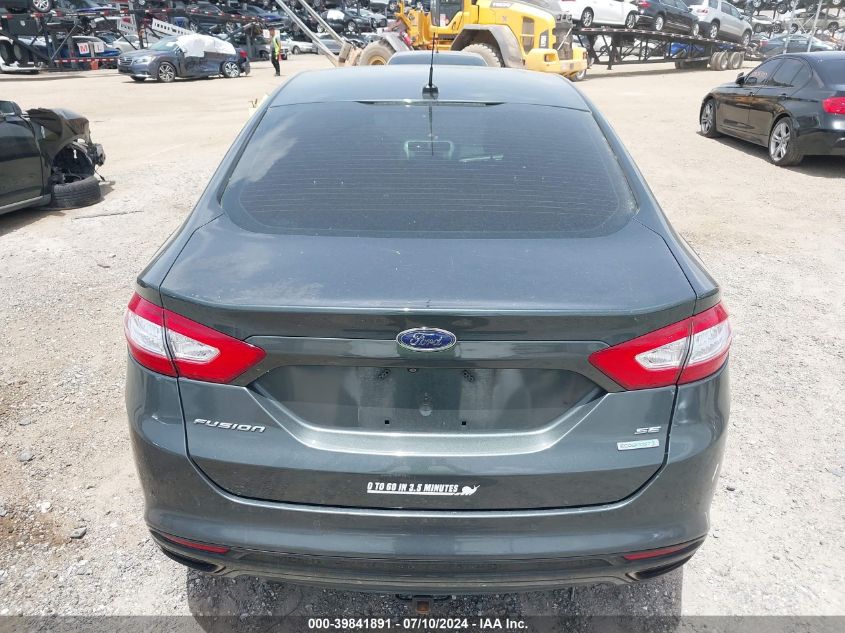 2015 Ford Fusion Se VIN: 3FA6P0H9XFR122307 Lot: 39841891