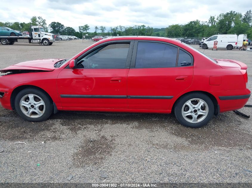 2004 Hyundai Elantra Gls/Gt VIN: KMHDN46DX4U883507 Lot: 39841902