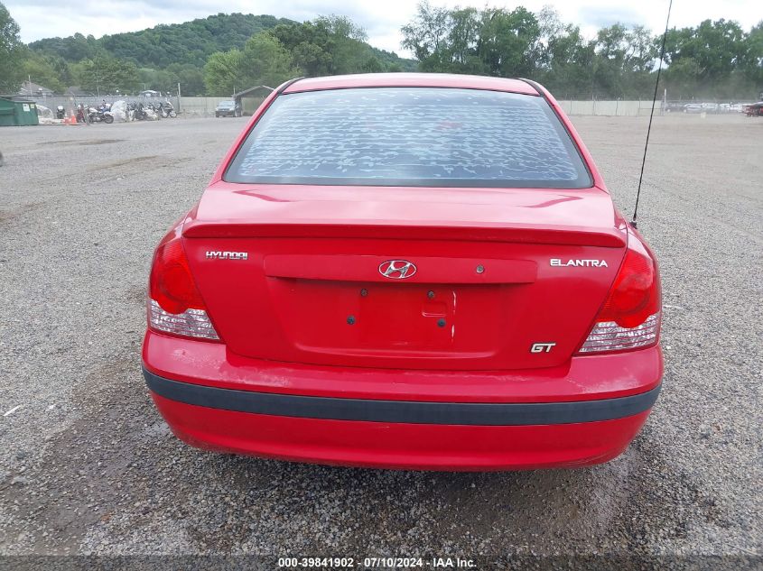 2004 Hyundai Elantra Gls/Gt VIN: KMHDN46DX4U883507 Lot: 39841902