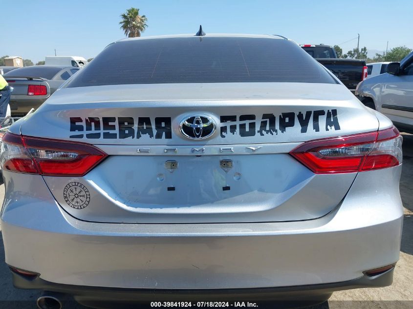 2022 Toyota Camry Le Hybrid VIN: 4T1C31AK0NU598175 Lot: 39841924