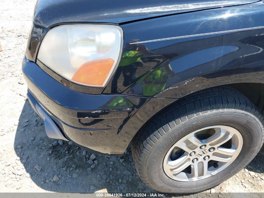 2004 Honda Pilot Ex-L VIN: 5FNYF18574B000947 Lot: 39841926