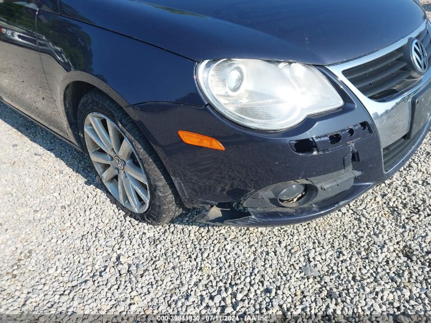 2008 Volkswagen Eos Komfort/Turbo VIN: WVWBA71F08V037968 Lot: 39841930