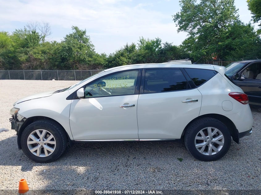 2011 Nissan Murano S VIN: JN8AZ1MW0BW174945 Lot: 39841938