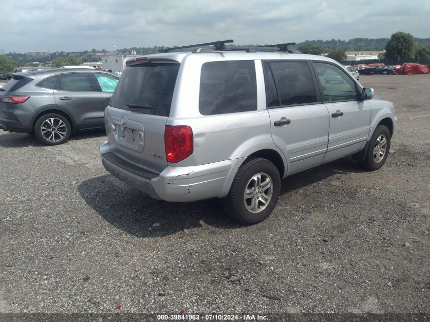 2004 Honda Pilot Ex VIN: 2HKYF18464H510294 Lot: 39841963