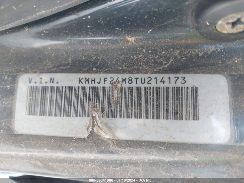 1996 Hyundai Elantra Gl VIN: KMHJF24M8TU214173 Lot: 39841986